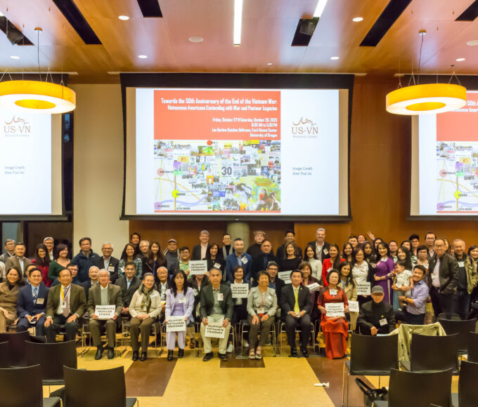 Group Photo at Vietnamese Americans Contending with War and Postwar Legacies Conference